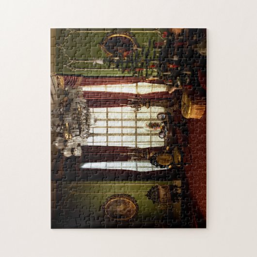 Victoriaans kerst legpuzzel (Verticaal)