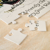 Victoriaans kerst legpuzzel (Zijkant)