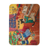 Victoriaans kerst magneet (Verticaal)