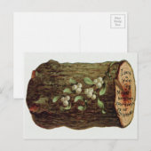  Victoriaans kerst met yule in yule Briefkaart (Voorkant / Achterkant)