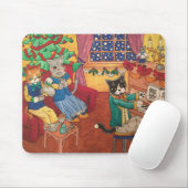 Victoriaans kerst muismat (Met muis)
