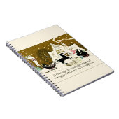 Victoriaans kerst notitieboek (Rechterzijde)