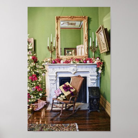 Victoriaans kerst, onafhankelijkheid, Missouri Poster (Voorkant)