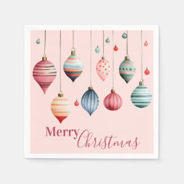 Victoriaans Kerst Ornamenten Keuken Servet