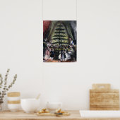 Victoriaans kerst poster (Keuken)