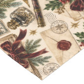 Victoriaans Kerst Postkantoor Korte Tafelloper (Hoek)