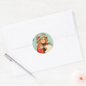 Victoriaans Kerst sticker (Envelop)