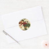 Victoriaans Kerst sticker (Envelop)