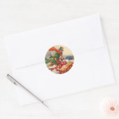 Victoriaans Kerst sticker (Envelop)
