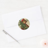 Victoriaans Kerst sticker (Envelop)