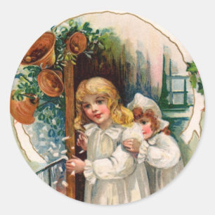 Victoriaans Kerst stickers