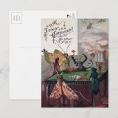 Victoriaans kerst van Poker Bugs Briefkaart (Voorkant / Achterkant)