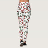 Victoriaans kerst veelhoeken leggings (Achterkant)