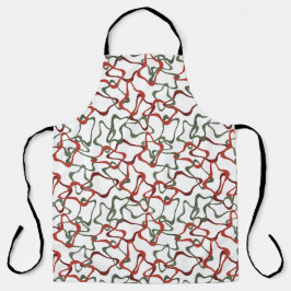 Victoriaans kerst veelhoeken schort