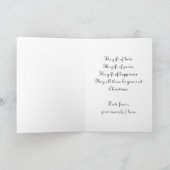  Victoriaans kerst, vervulling door Klimt Feestdagen Kaart (Binnen)