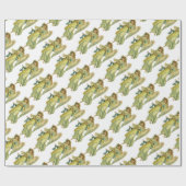 Victoriaans kerstangel, Gloria in Excelsis Deo Cadeaupapier (Vlak)