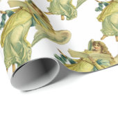 Victoriaans kerstangel, Gloria in Excelsis Deo Cadeaupapier (Rol Hoek)