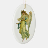 Victoriaans kerstangel, Gloria in Excelsis Deo Keramisch Ornament (Rechts)
