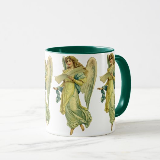 Victoriaans kerstangel, Gloria in Excelsis Deo Mok (Voorkant rechts)