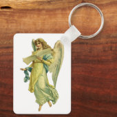 Victoriaans kerstangel, Gloria in Excelsis Deo Sleutelhanger (Achterkant)