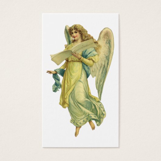 Victoriaans kerstangel, Gloria in Excelsis Deo Visitekaartjes (Voorkant)