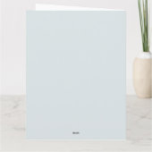 Victoriaans kerstangel, omhuld door rode rozen kaart (Achterkant)