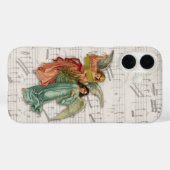 Victoriaans kerstanken - Antiek muziekbladen Case-Mate iPhone Case (Achterkant (horizontaal))