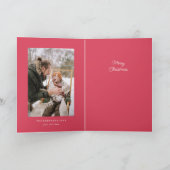 Victoriaans kerstavond geïllustreerd feestdagen kaart (Binnen)