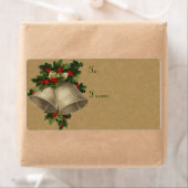 Victoriaans kerstballabels etiket (Insitu)