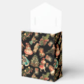 Victoriaans kerstbekerdoos bedankdoosjes (Geopend)