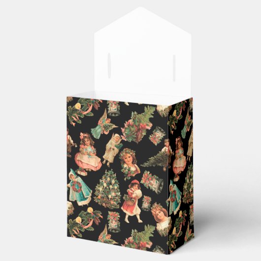 Victoriaans kerstbekerdoos bedankdoosjes