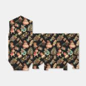 Victoriaans kerstbekerdoos bedankdoosjes (Uitgevouwen)