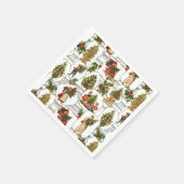 Victoriaans kerstbomen, Holly & Music Servet (Hoek)