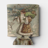 Victoriaans kerstboom blikjeskoeler (Achterkant)