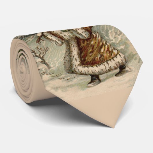 Victoriaans kerstboom stropdas (Opgerold)