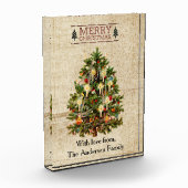 Victoriaans kerstboomfotoblok fotoblokken (Links)