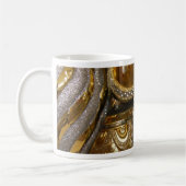 Victoriaans kerstboomkleuren koffiemok (Links)