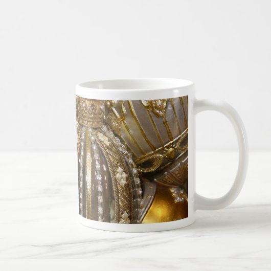 Victoriaans kerstboomkleuren koffiemok (Rechts)