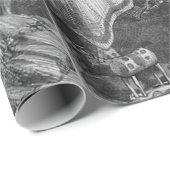 Victoriaans kerstboomster cadeaupapier (Rol Hoek)