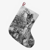 Victoriaans kerstboomster grote kerstsok (Voorkant (Hangend))