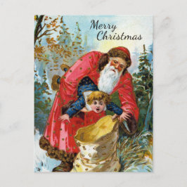 Victoriaans kerstBriefkaart Briefkaart
