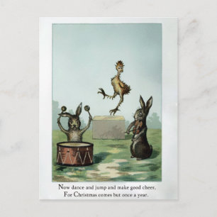 Victoriaans kerstBriefkaart Briefkaart