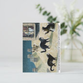  Victoriaans kerstBriefkaart Briefkaart (Staand voorkant)