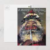 Victoriaans kerstBriefkaart Briefkaart (Voorkant / Achterkant)