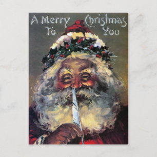 Victoriaans kerstBriefkaart Briefkaart