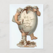  Victoriaans kerstBriefkaart Briefkaart (Voorkant)