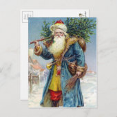  Victoriaans kerstBriefkaart Briefkaart (Voorkant / Achterkant)