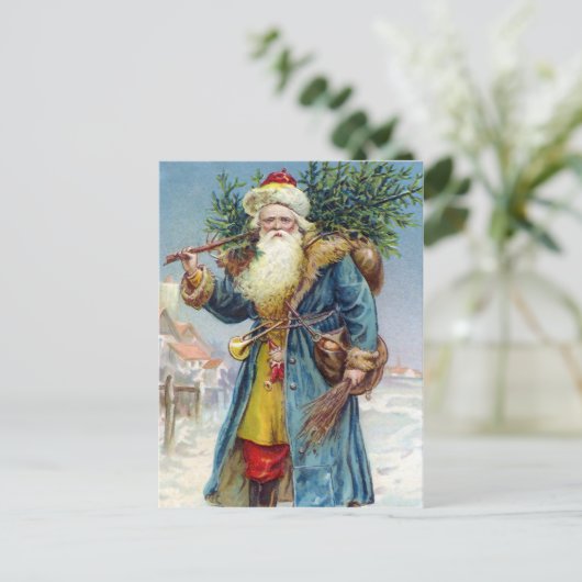 Victoriaans kerstBriefkaart Briefkaart (Staand voorkant)