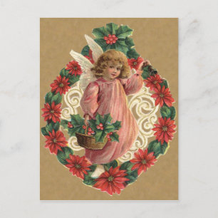 Victoriaans kerstBriefkaart Feestdagenkaart