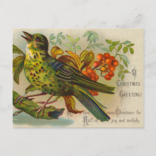 Victoriaans kerstBriefkaart Feestdagenkaart